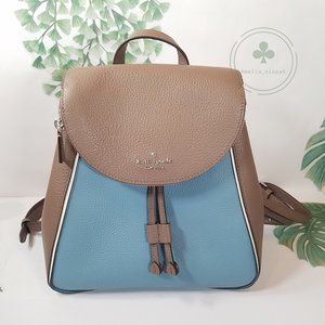 MAKE AN OFFER Kate Spade Leila Medium backpack baltic sea  blue condition nwt